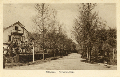 8399 Gezicht in de Rembrandtlaan te Bilthoven uit het zuiden.